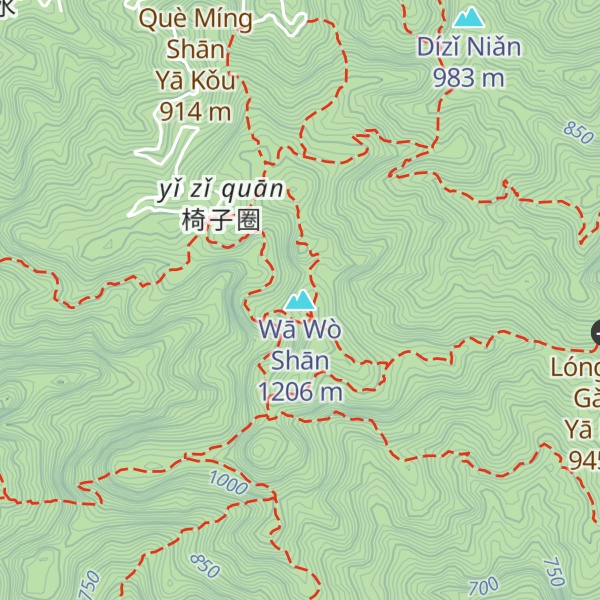 Map of Wā Wò Shān