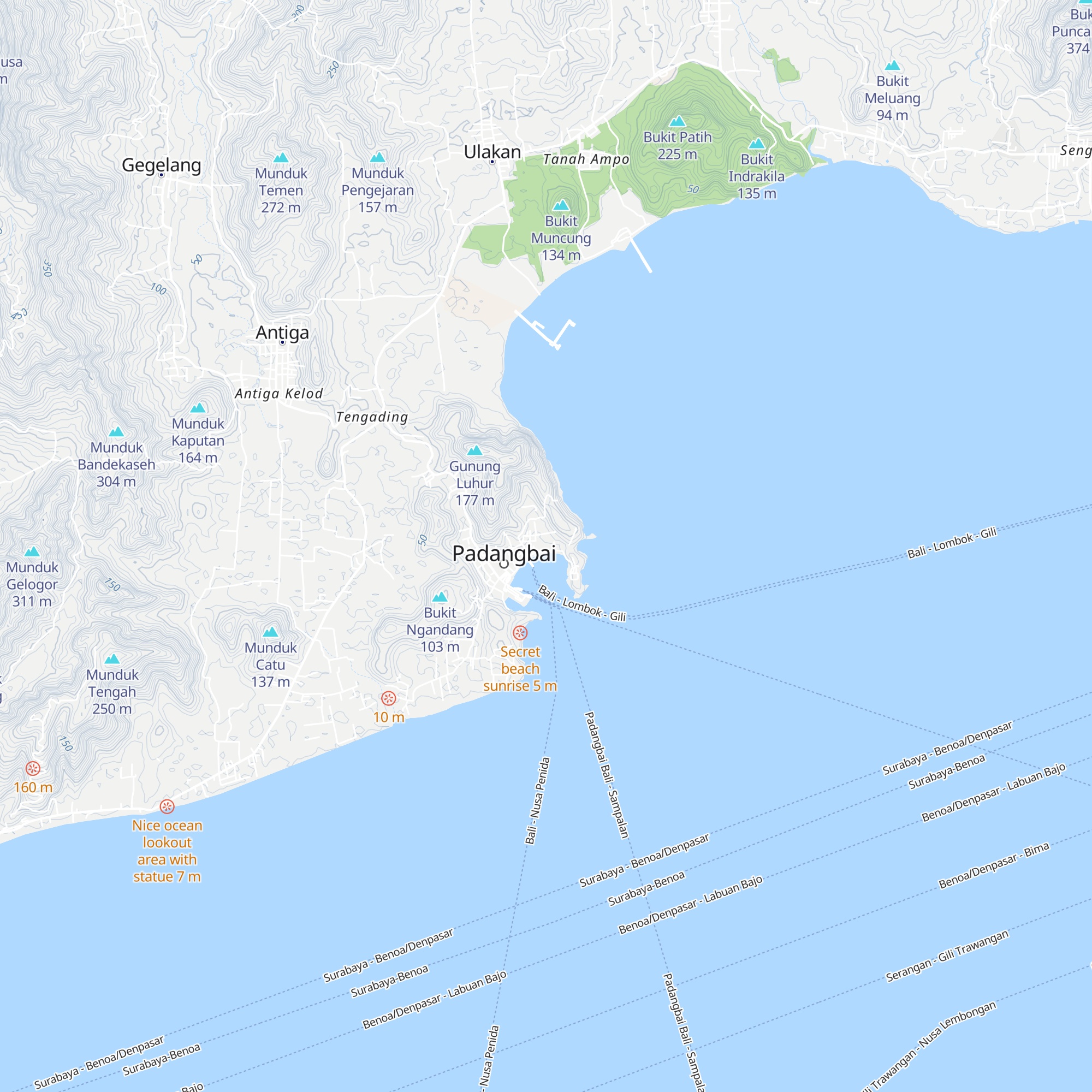 Cabaña map