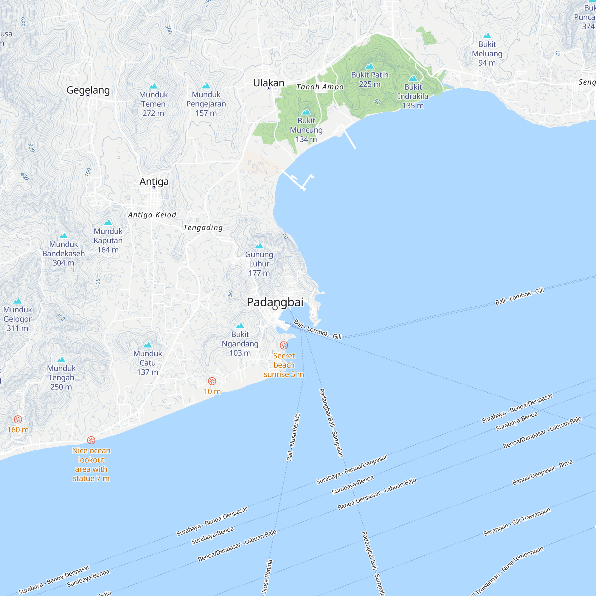 Cabaña map