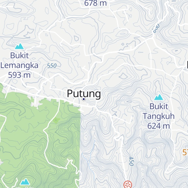 Map of Bukit Puncaksari