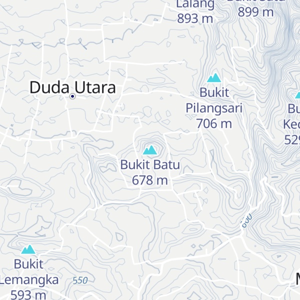 Map of Bukit Batu