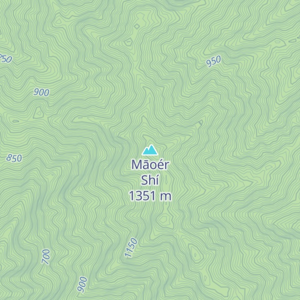 Map of Māoér Shí