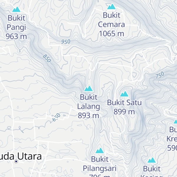 Map of Bukit Lalang