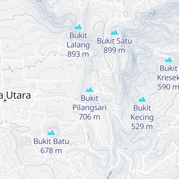 Map of Bukit Pilangsari