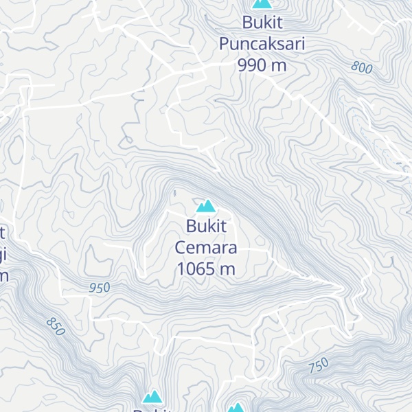 Map of Bukit Cemara