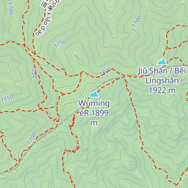 Map of Wúmíng èR
