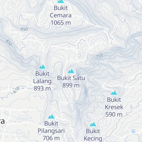Map of Bukit Satu