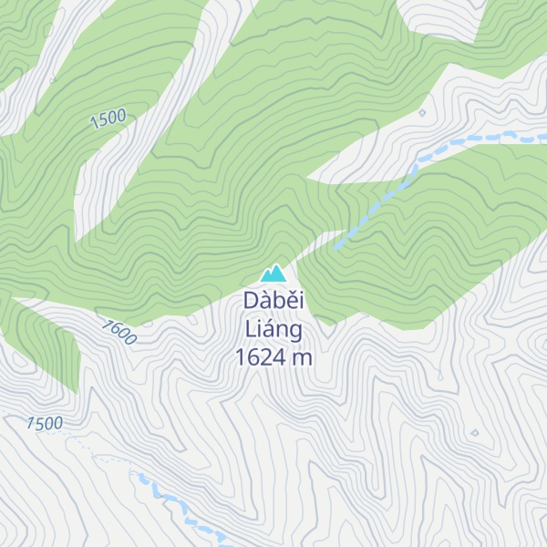 Map of Dàběi Liáng