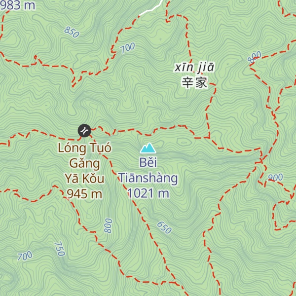Map of Běi Tiānshàng