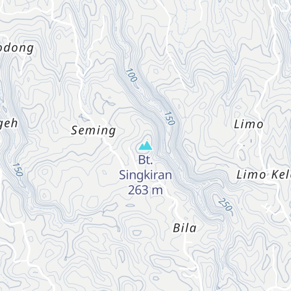 Map of Bt. Singkiran