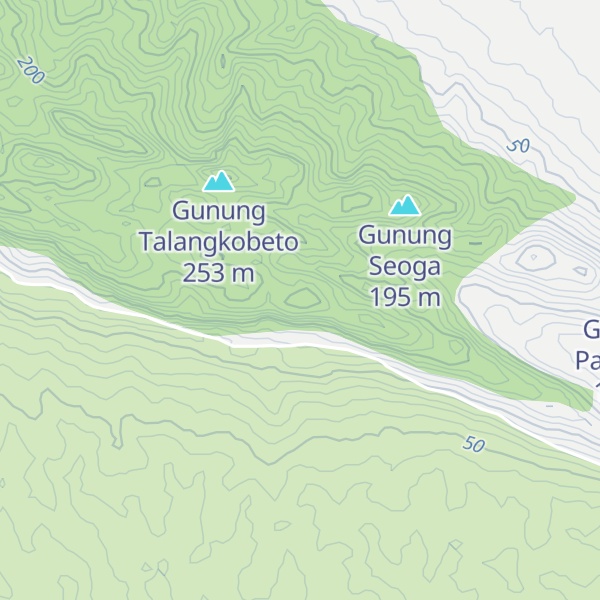 Map of Gunung Neene