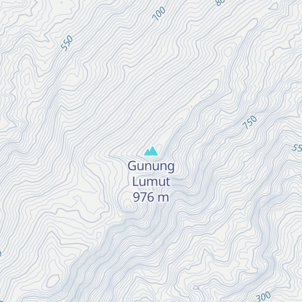 Map of Gunung Lumut