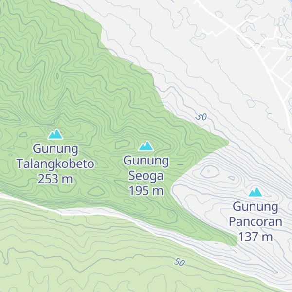 Map of Gunung Seoga