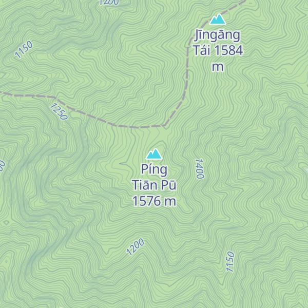 Map of Píng Tiān Pū