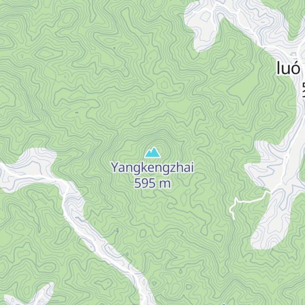 Map of Yangkengzhai