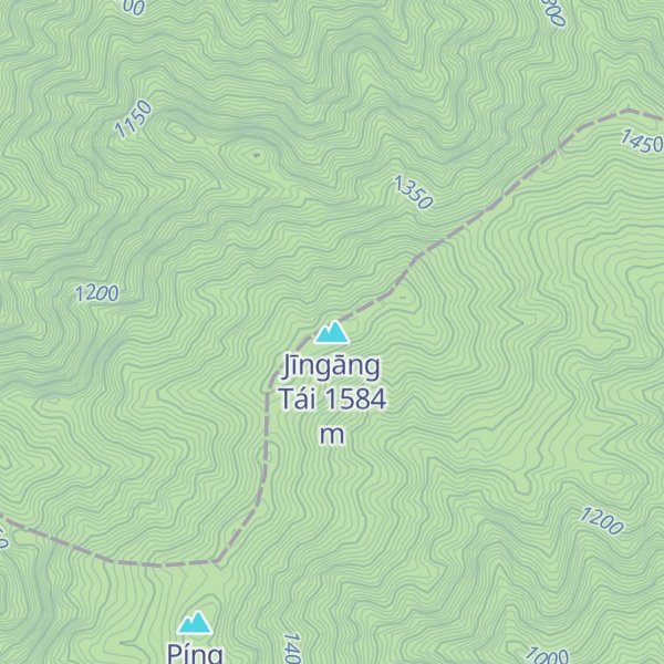 Map of Jīngāng Tái