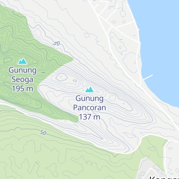Map of Gunung Pancoran