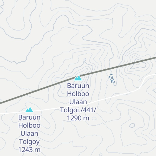 Map of Baruun Holboo Ulaan Tolgoi /441/