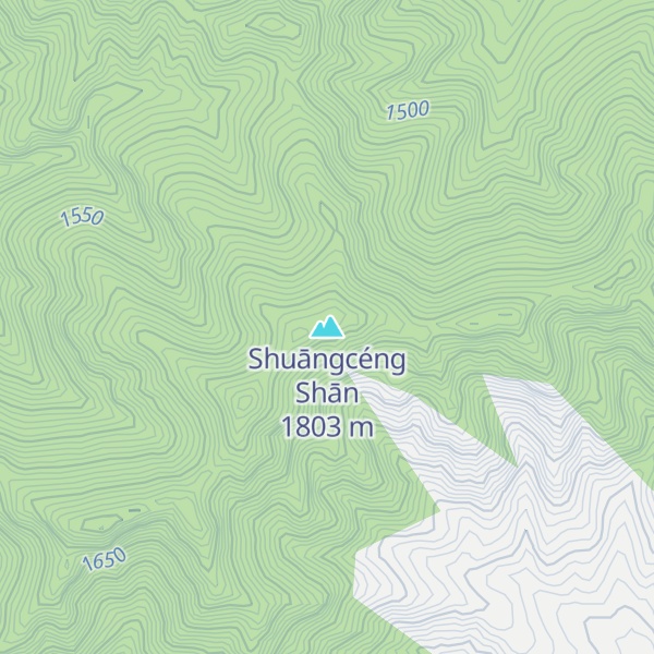 Map of Shuāngcéng Shān