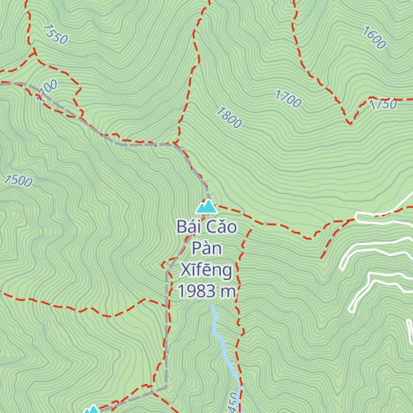 Map of Bái Cǎo Pàn Xīfēng