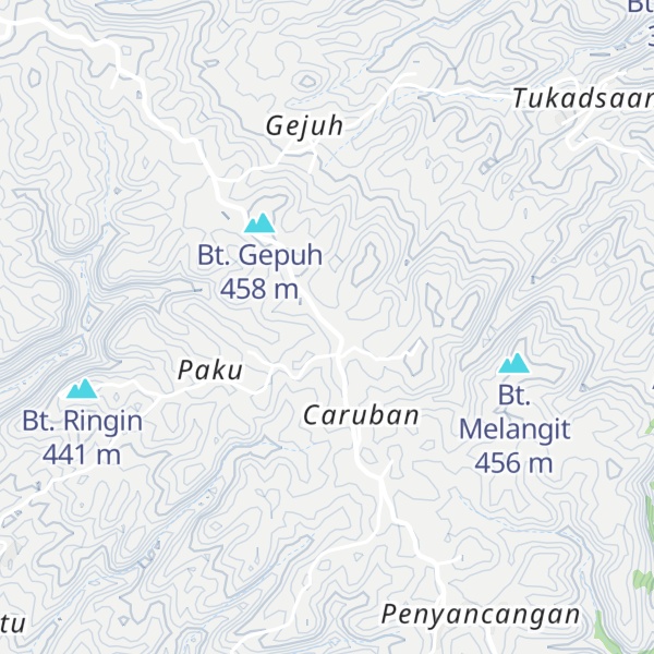 Map of Bt. Caruban