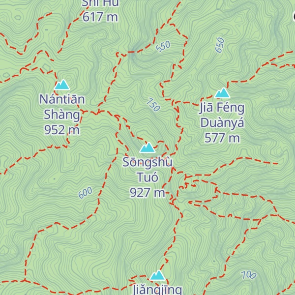 Map of Sōngshù Tuó