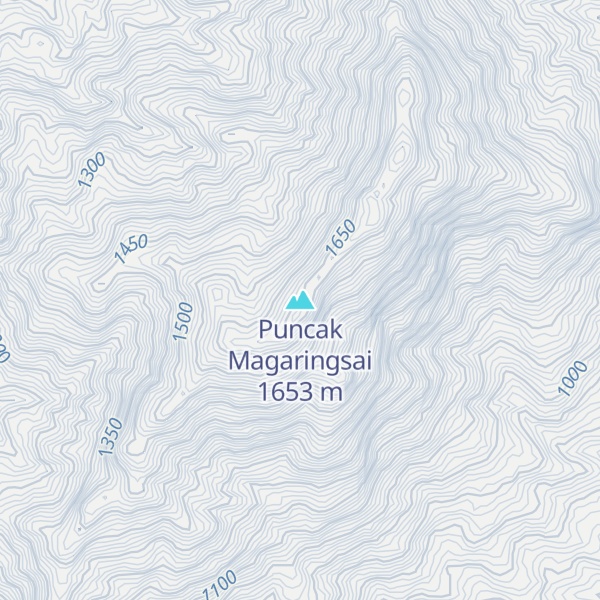 Map of Puncak Magaringsai