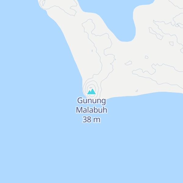 Map of Gunung Malabuh