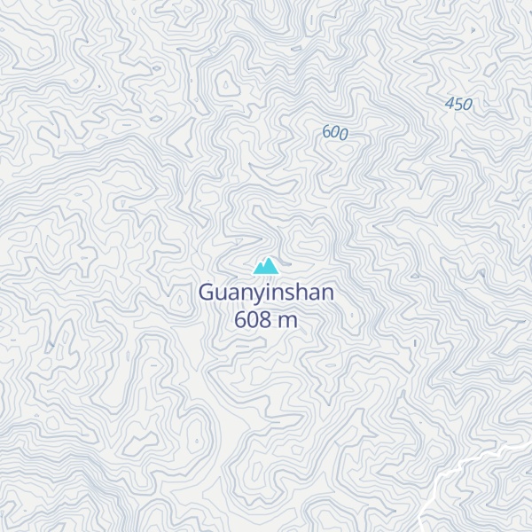 Map of Guanyinshan