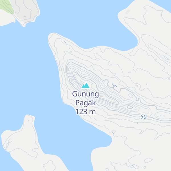 Map of Gunung Pagak