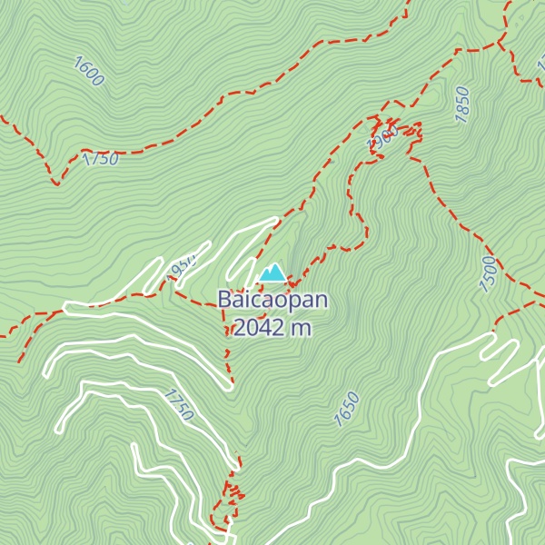 Map of Baicaopan