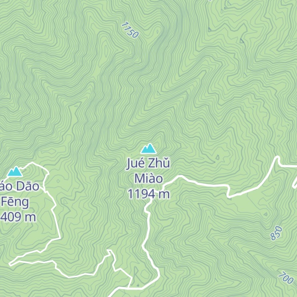 Map of Jué Zhǔ Miào