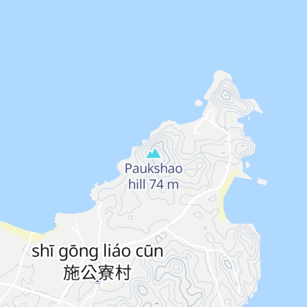 Map of Paukshao hill