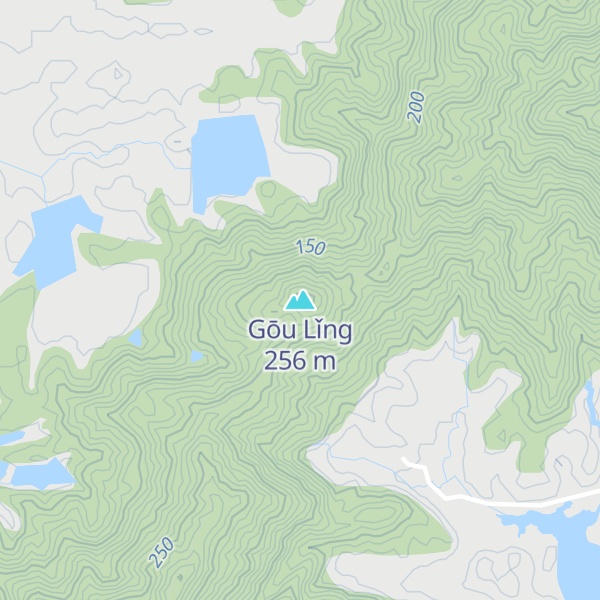 Map of Gōu Lǐng