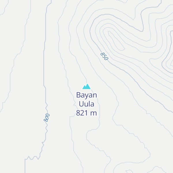 Map of Bayan Uula