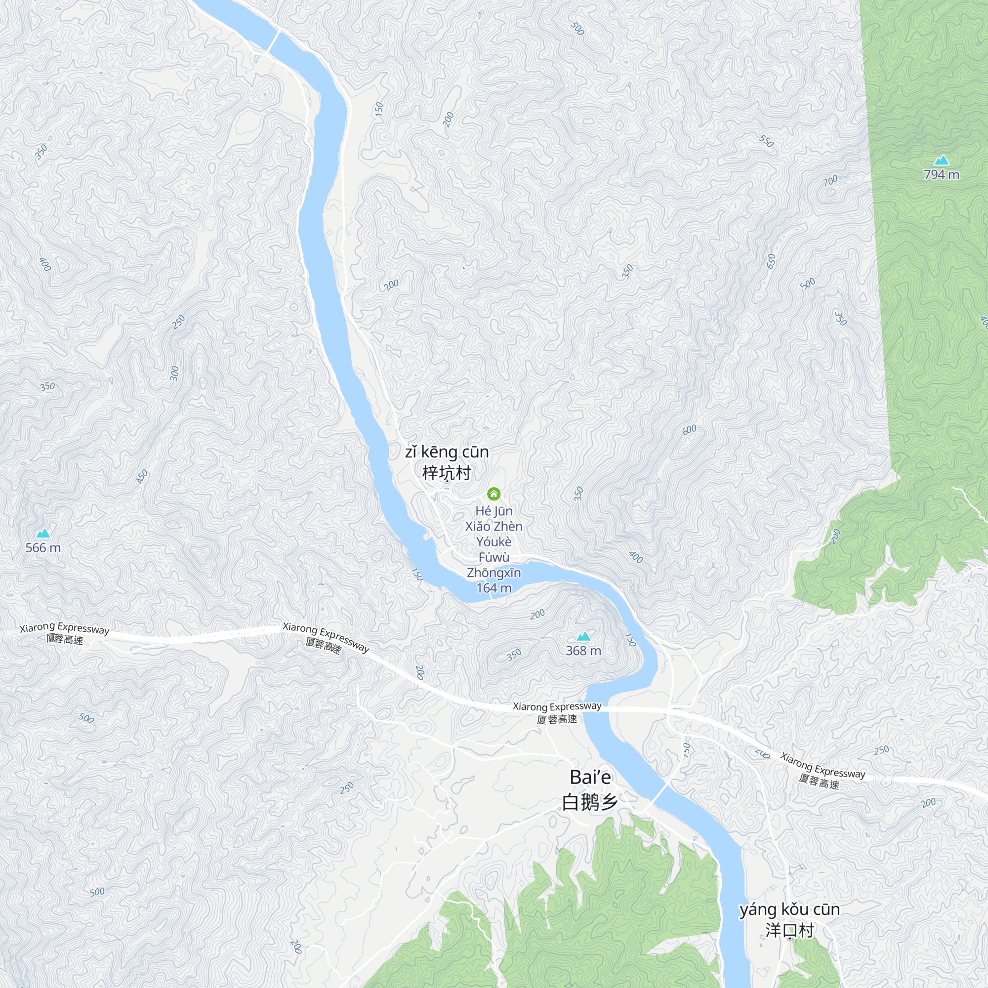 Hé Jūn Xiǎo Zhèn Yóukè Fúwù Zhōngxīn map