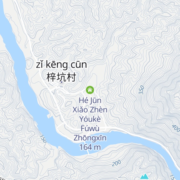 Map of Hé Jūn Xiǎo Zhèn Yóukè Fúwù Zhōngxīn
