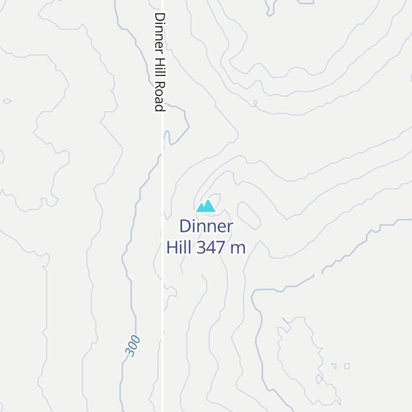 Map of Dinner Hill