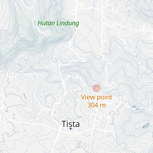 Map of Bukit Gamongan