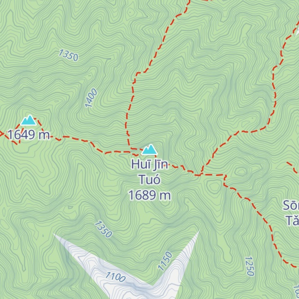 Map of Huī Jīn Tuó