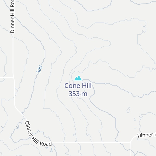 Map of Cone Hill