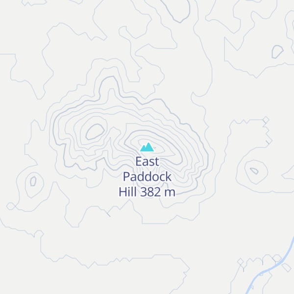Map of East Paddock Hill