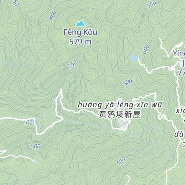 Map of Xīshān