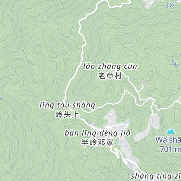 Map of Niú Lù Lǐng