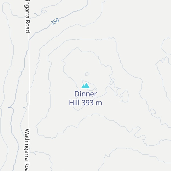 Map of Dinner Hill
