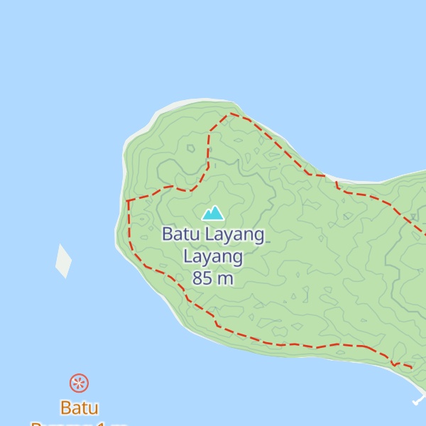Map of Batu Layang Layang