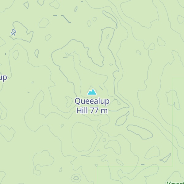Map of Queealup Hill