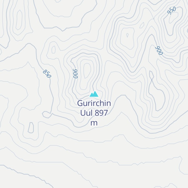Map of Gurirchin Uul