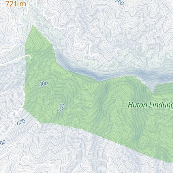 Map of Gunung Bisbis