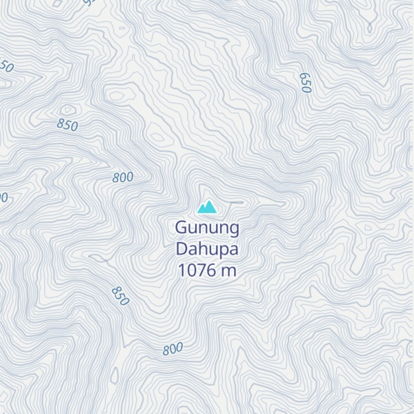 Map of Gunung Dahupa
